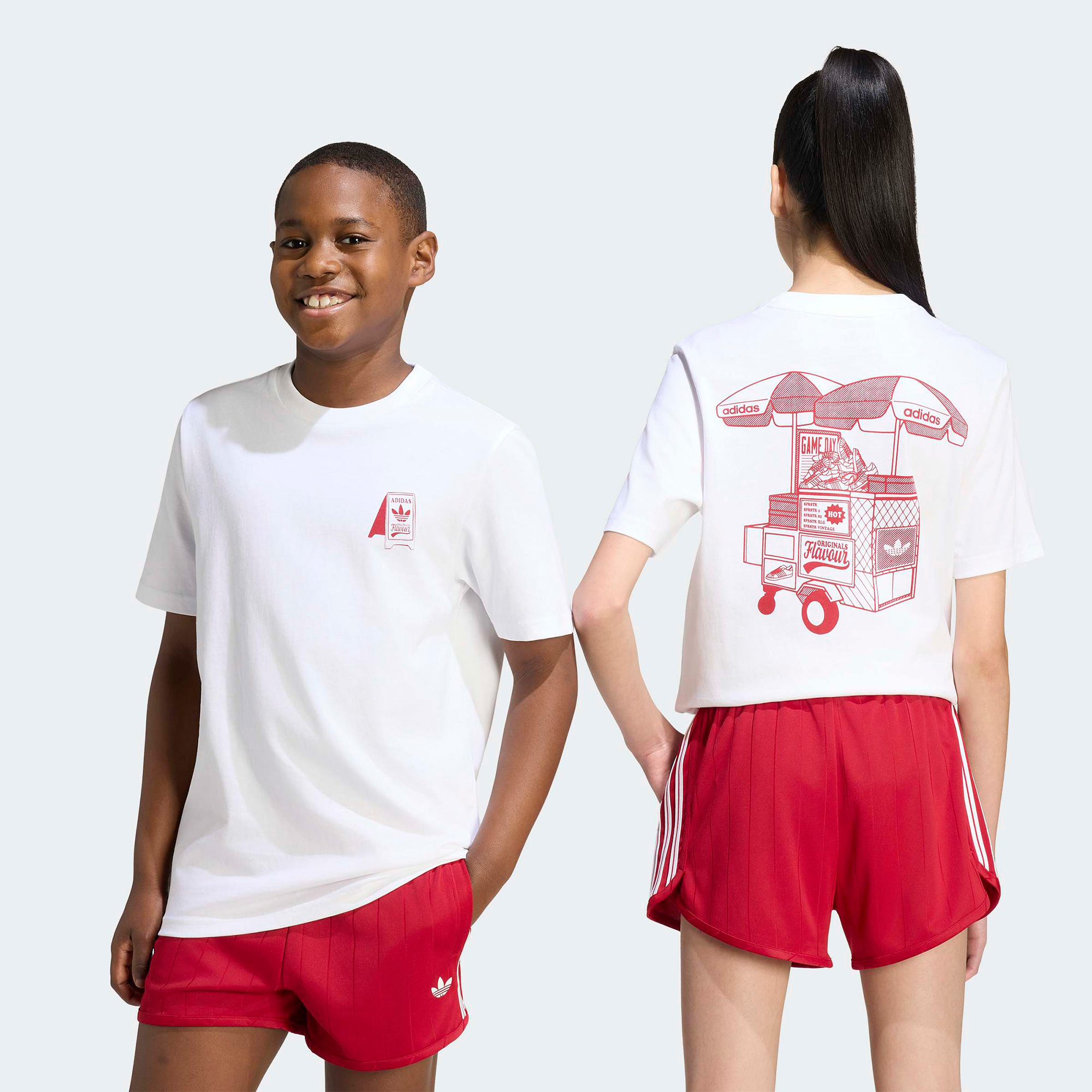adidas Loose Çocuk Beyaz T-Shirt