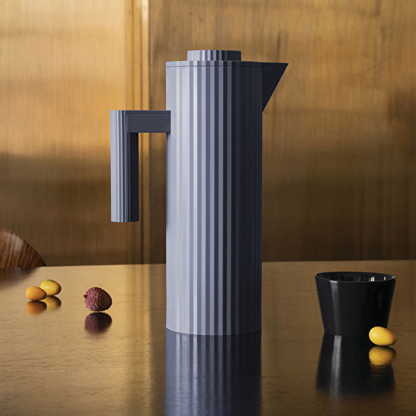 Alessi Plisse Isı Yalıtımlı Sürahi 1 L Gri