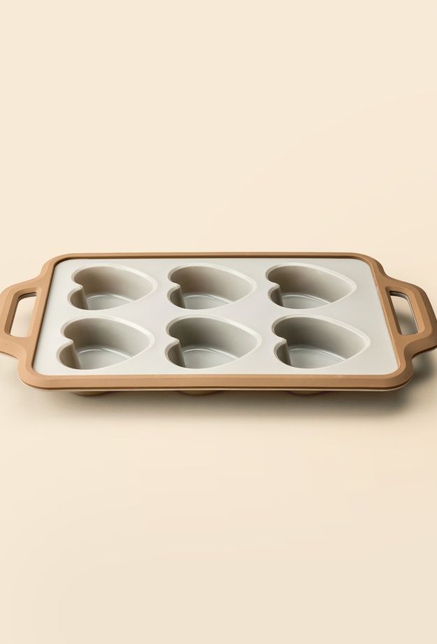 Arow Maple Silikon Muffin Kabı - Gri - 34x20 cm