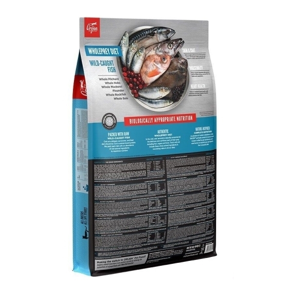 Orijen Six Fish Zengin Balık Çeşitli Tahılsız Kedi Maması 5,4kg