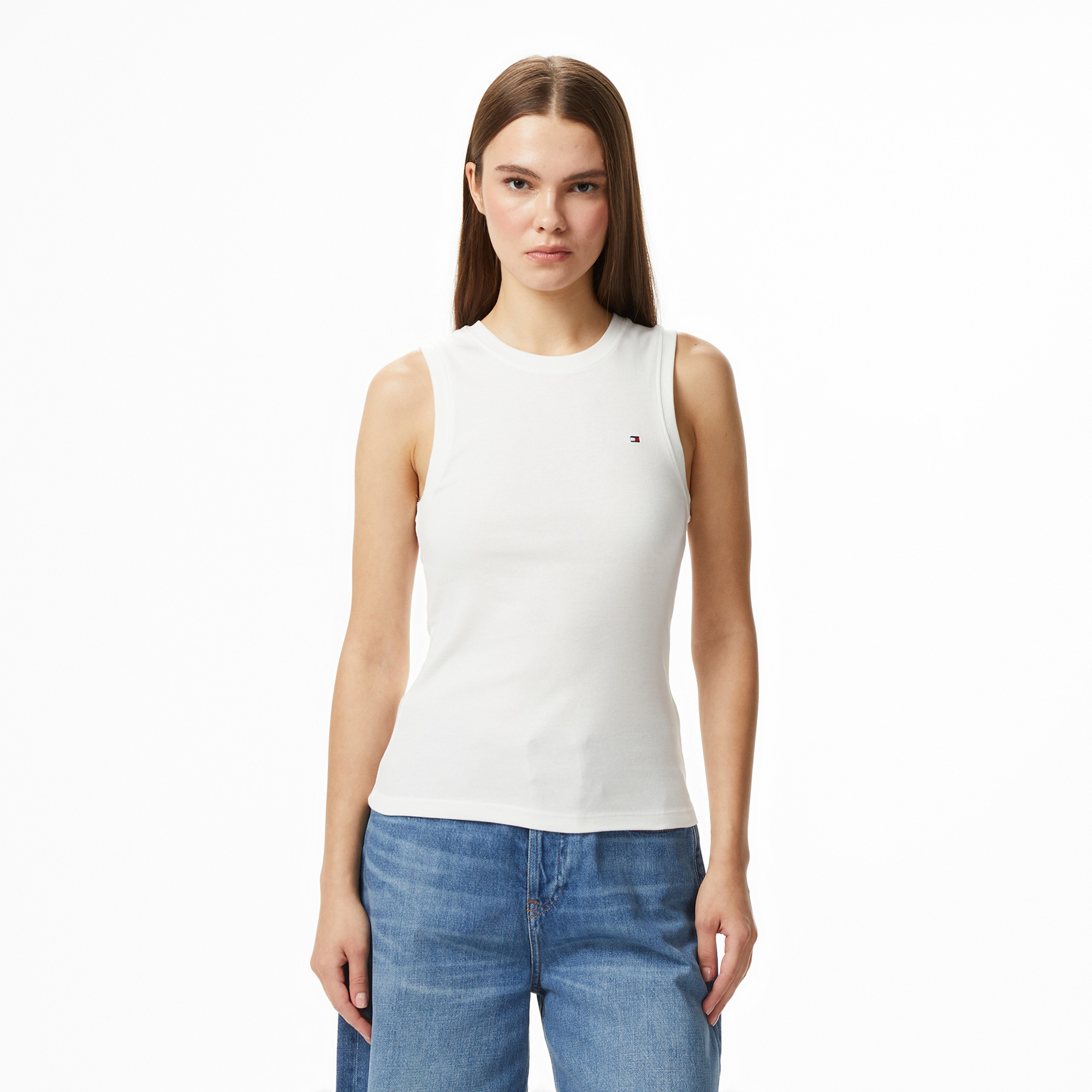 Tommy Hilfiger Modern Cody Kadın Beyaz T-Shirt