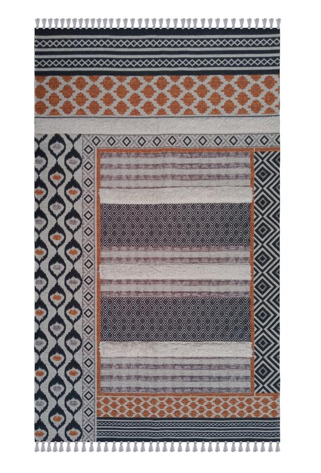 Giz Home MR08 Tufting Pamuklu Kilim - Renkli - 120x180 cm