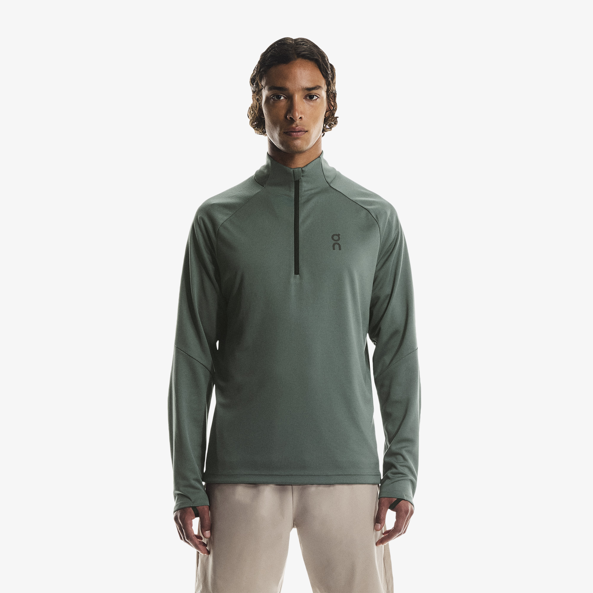 On Climate Erkek Yeşil Sweatshirt