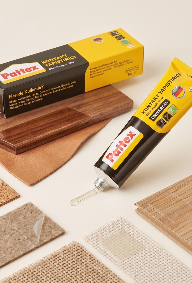 Pattex Deri Kauçuk Ahşap Yapıştırıcı - Şeffaf - 50 gr
