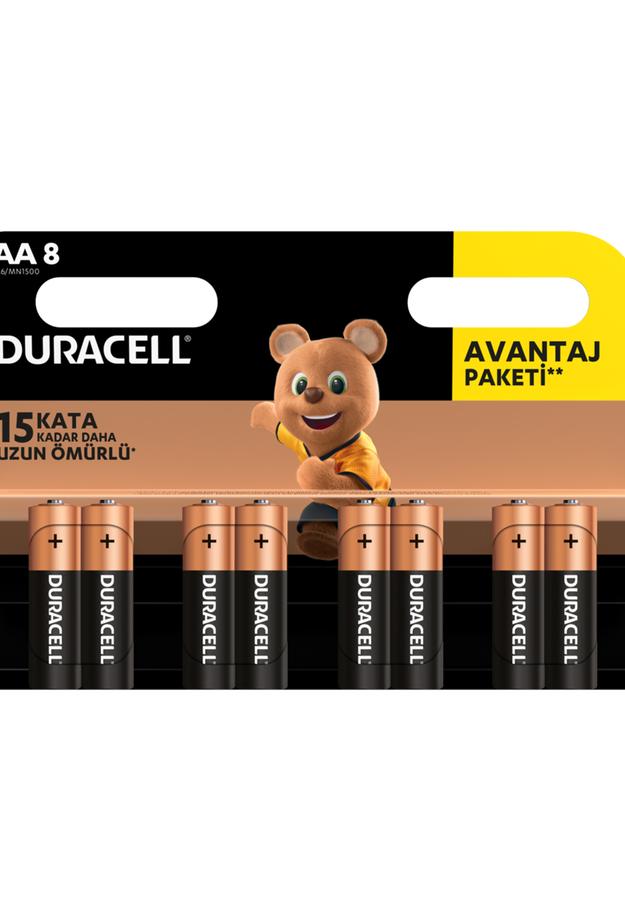 Duracell Basic 8'li AA Kalem Pil