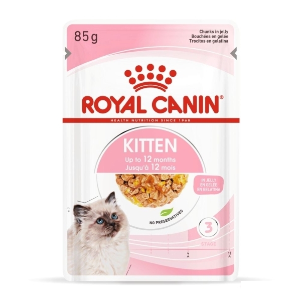 Royal Canin Pouch Kitten Jöle İçinde Yavru Kedi Konservesi 85gr (12 Adet)