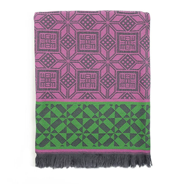 3rd Culture Pembe Antioch Örtü, Koltuk Şalı