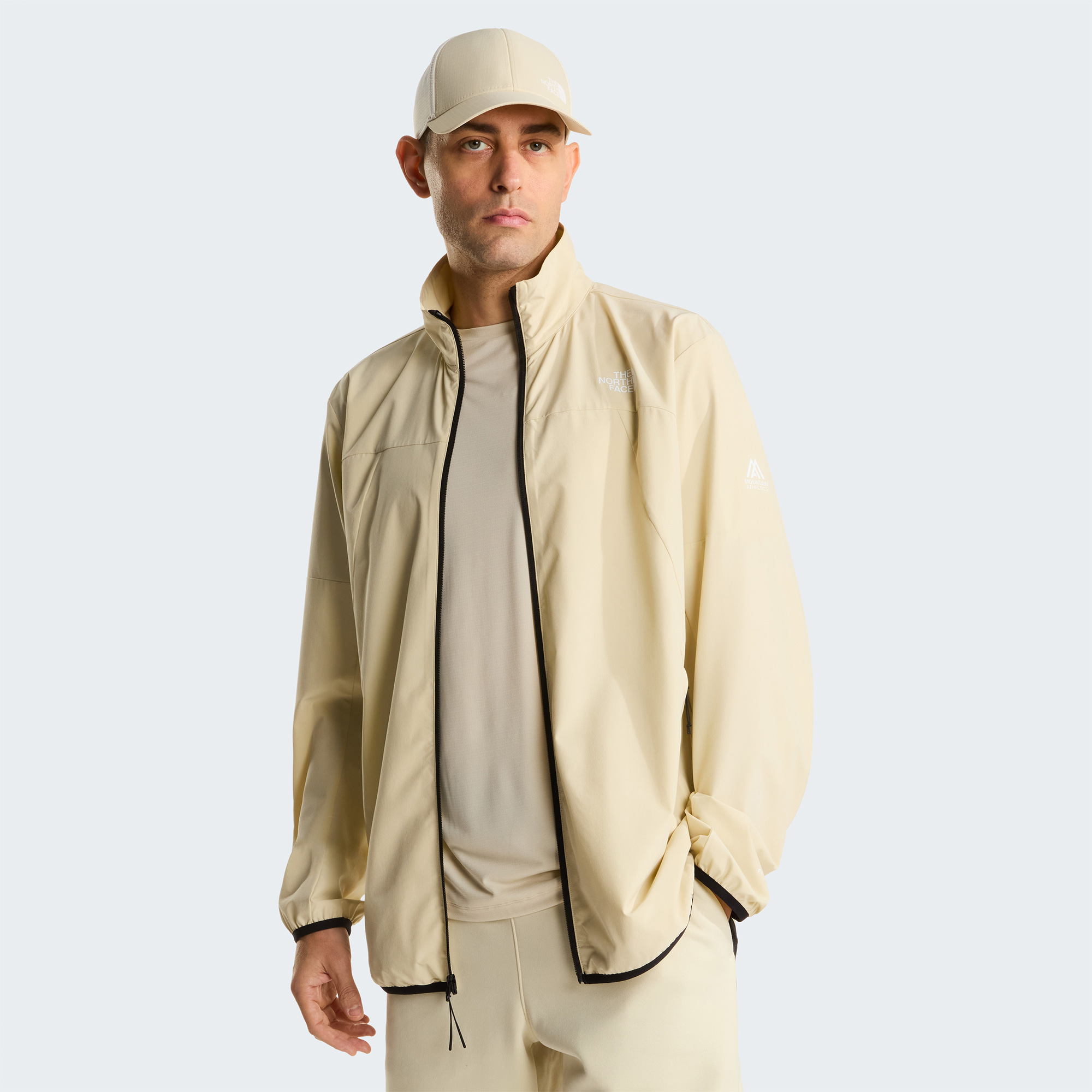 The North Face Mountain Athletics Ushba Track Erkek Krem Outdoor Ceket