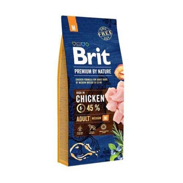 Brit Care Premium Tavuklu Orta Irk Yetişkin Köpek Maması 15kg