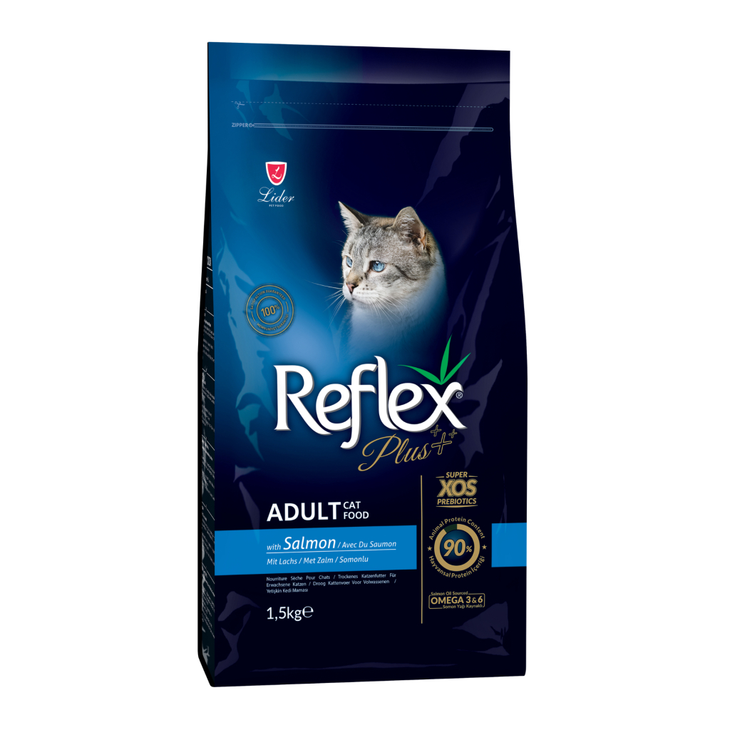Reflex Plus Somonlu Yetişkin Kedi Maması 1,5kg