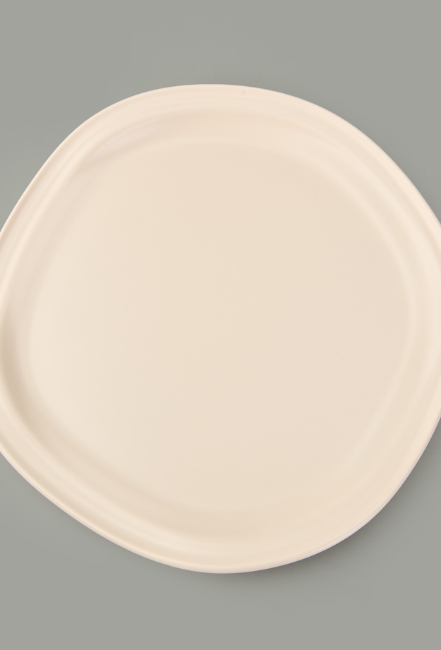 Evidea Kitchen Bloom Servis Tabağı - Krem - 29 cm