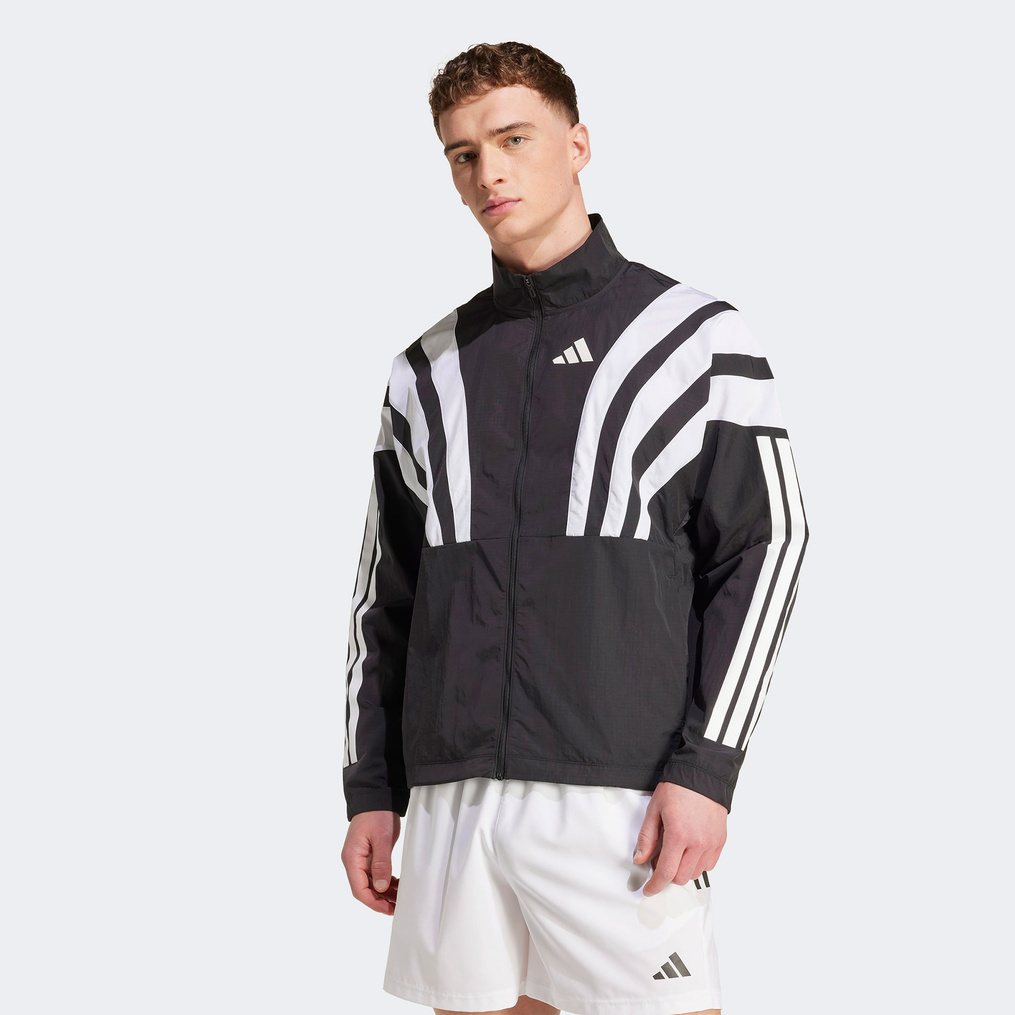 adidas Adizero Archive Erkek Siyah Koşu Rüzgarlık