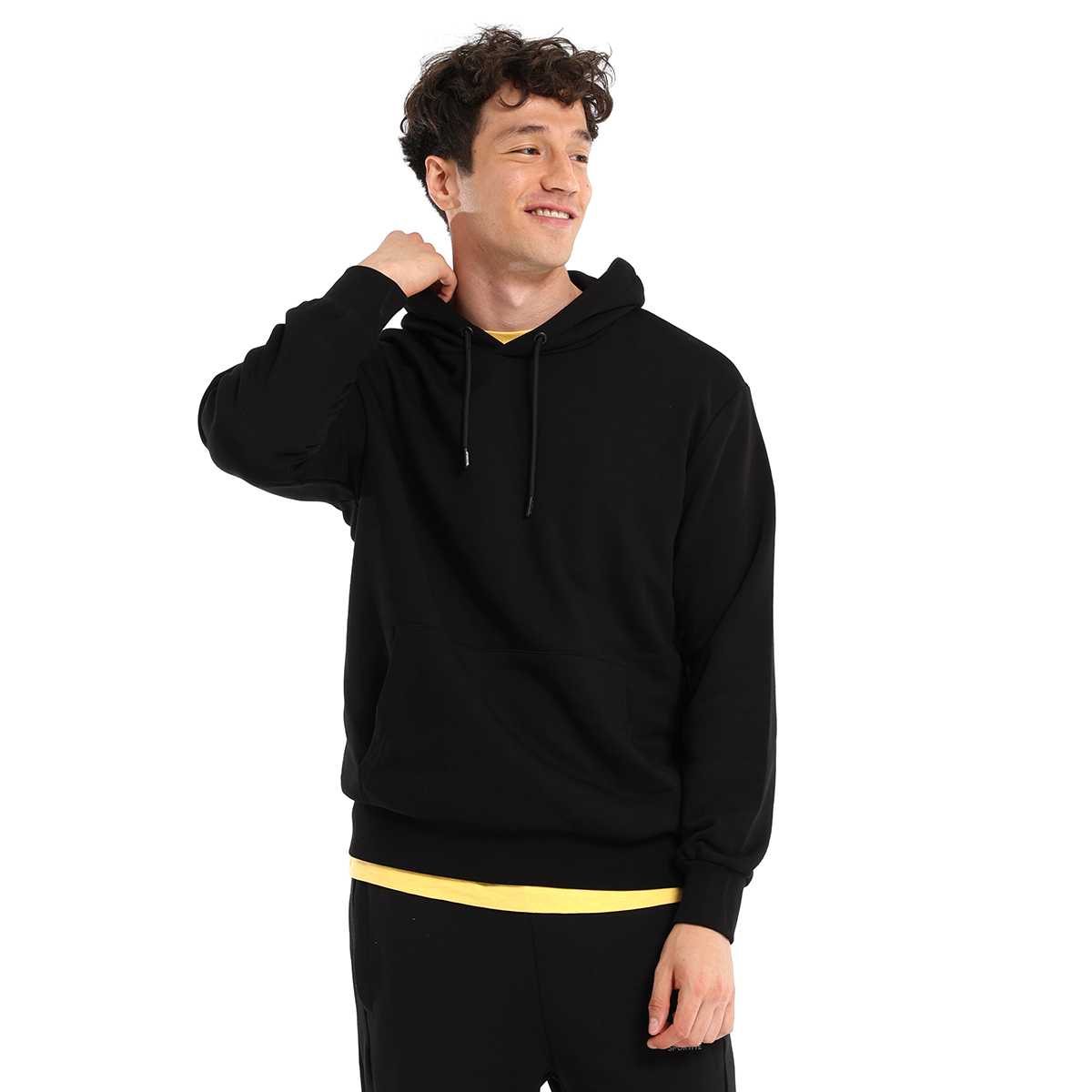 Snake Erkek Siyah Günlük Stil Sweatshirt 24YETL13D01-SYH
