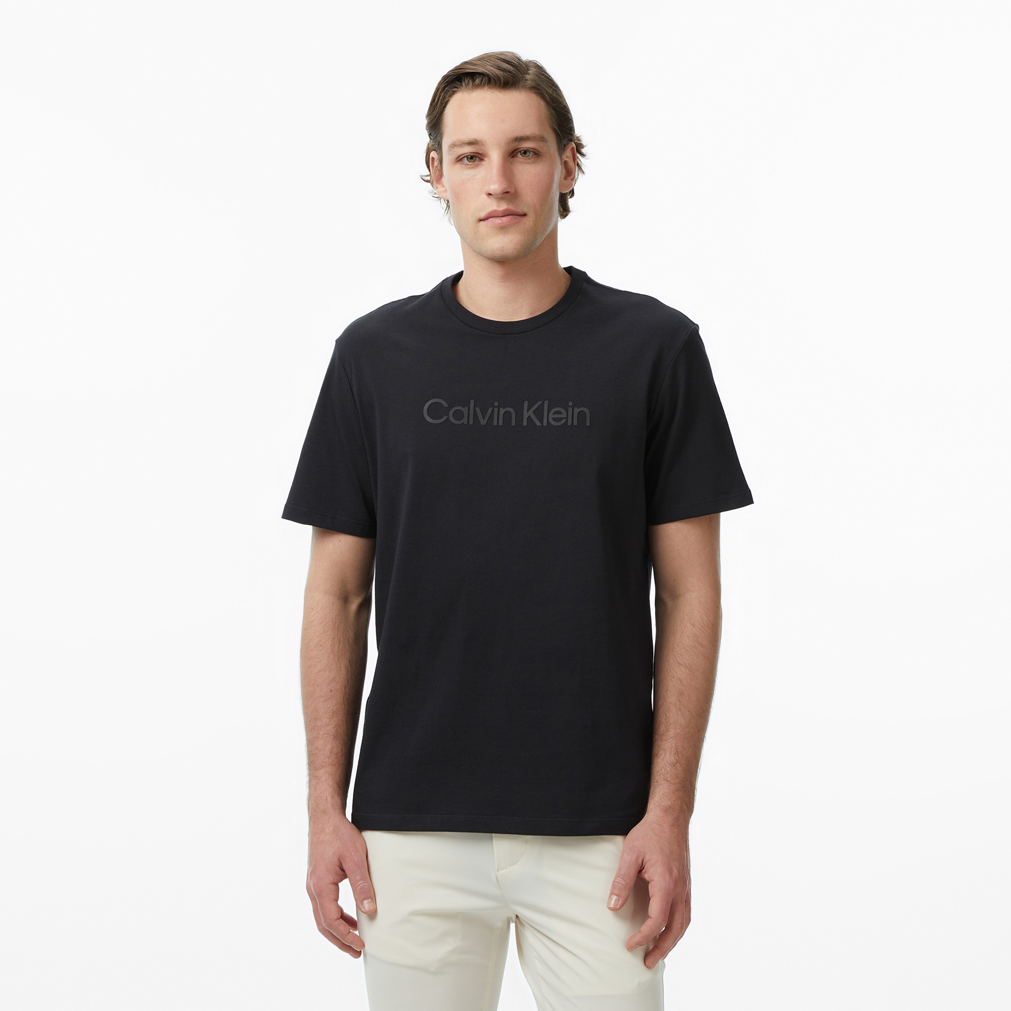 Calvin Klein 30S Sportswear Grap Erkek Siyah T-Shirt
