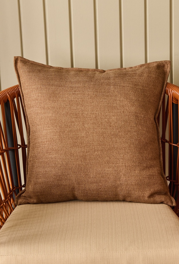 Evidea Soft Palm Breeze Haris Kırlent - Kahverengi - 45x45 cm