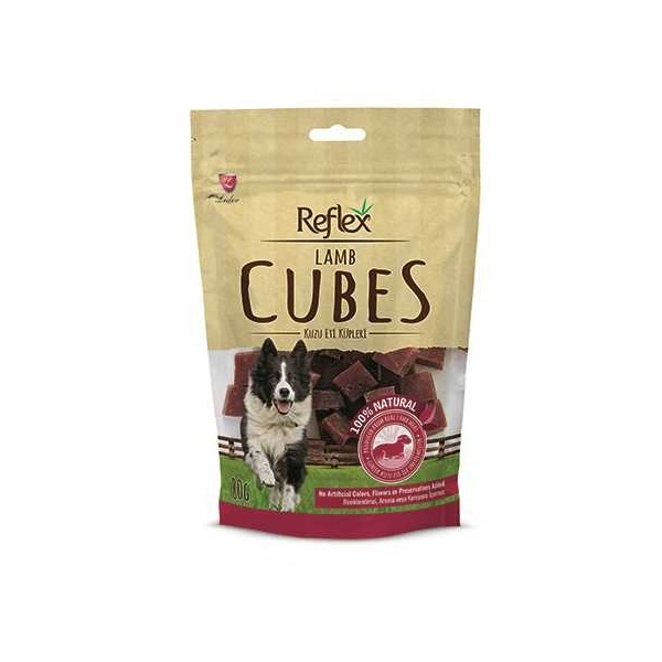Reflex Kuzulu Küp Dilimli Köpek Ödül Maması 80gr