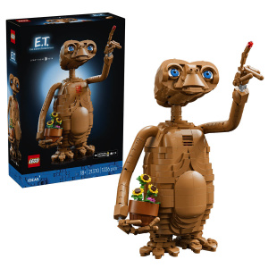 LEGO Ideas E.T. the Extra-Terrestrial 21370 - Yetişkinler için Dekoratif Uzaylı Figürü Yapım Seti (1226 Parça)