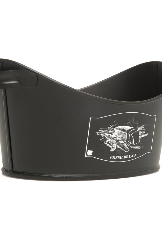 Evstyle Metal Kayık Ekmeklik - Siyah