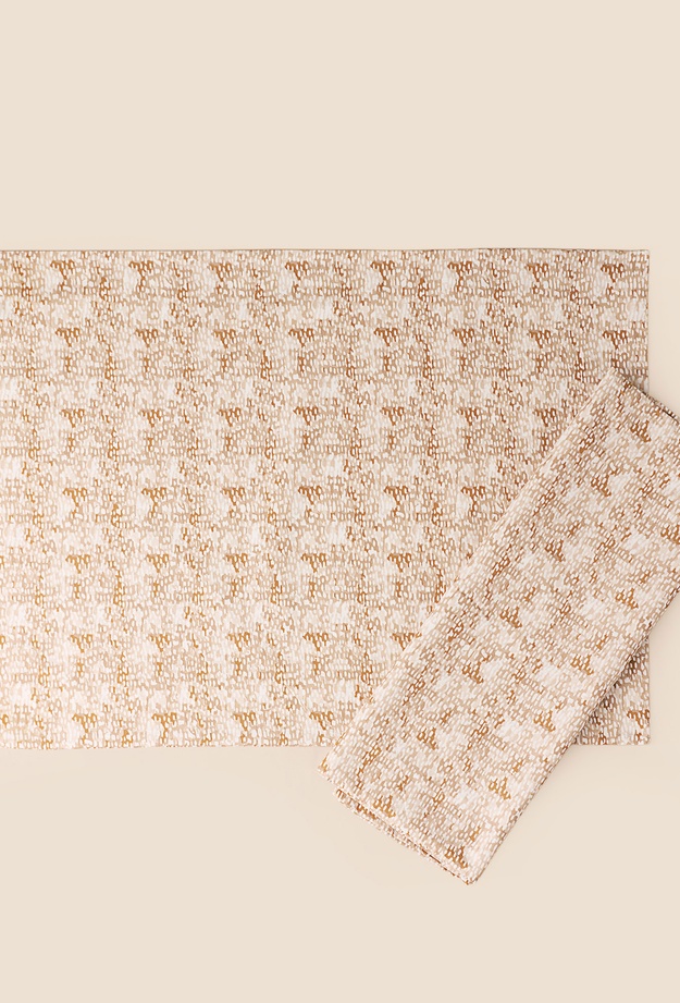 Evidea Soft Marfil 2'li Yastık Kılıfı - Ekru / Kahverengi - 50x70 cm