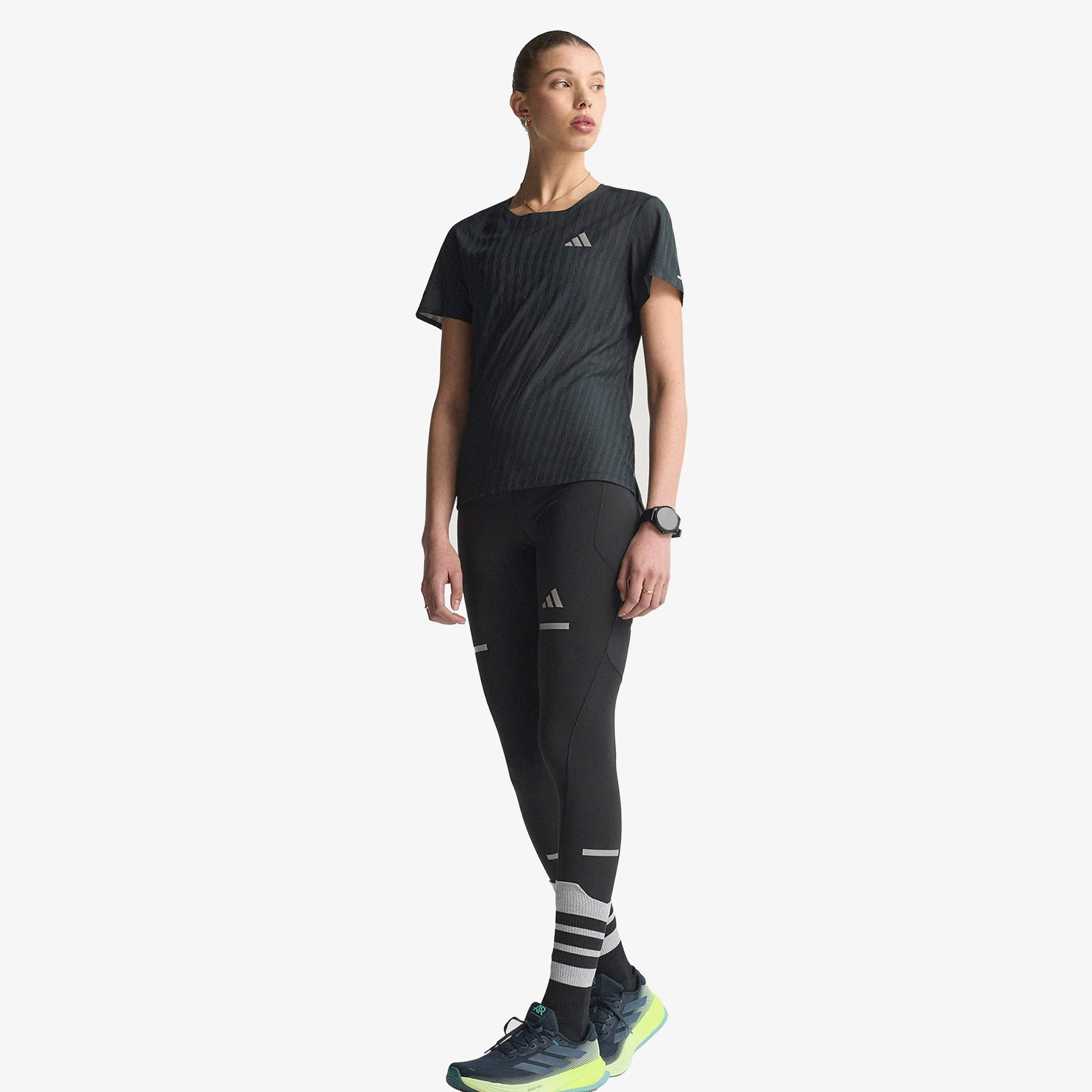adidas Adi365 Running Climacool+ Kadın Siyah Koşu T-Shirt