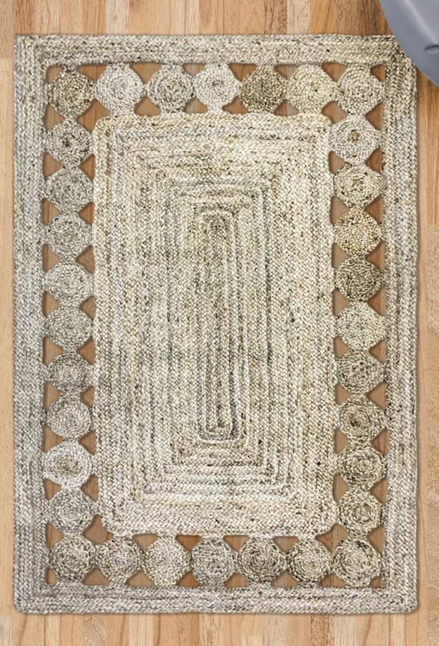 Giz Home Bolero Jüt Örgü Halı - 120x180 cm