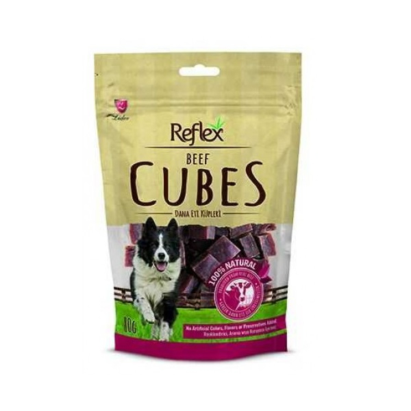 Reflex Biftekli Küp Dilimli Köpek Ödül Maması 80gr