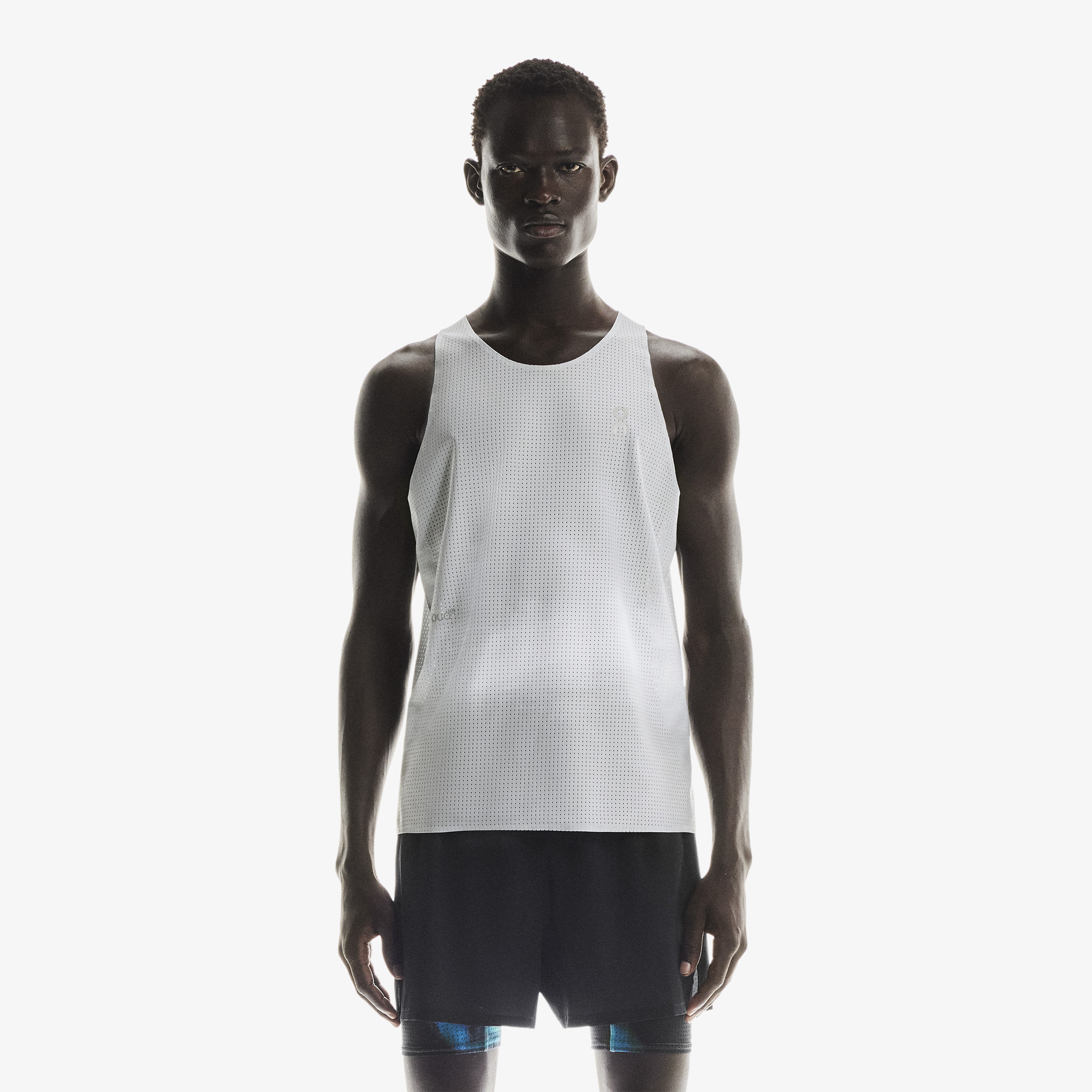 On Pace Tank Erkek Gri T-Shirt