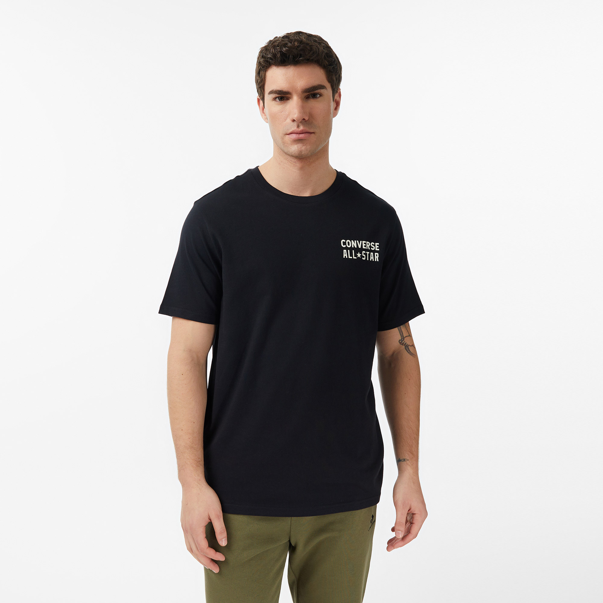 Converse Retro Chuck Taylor Erkek Siyah T-Shirt