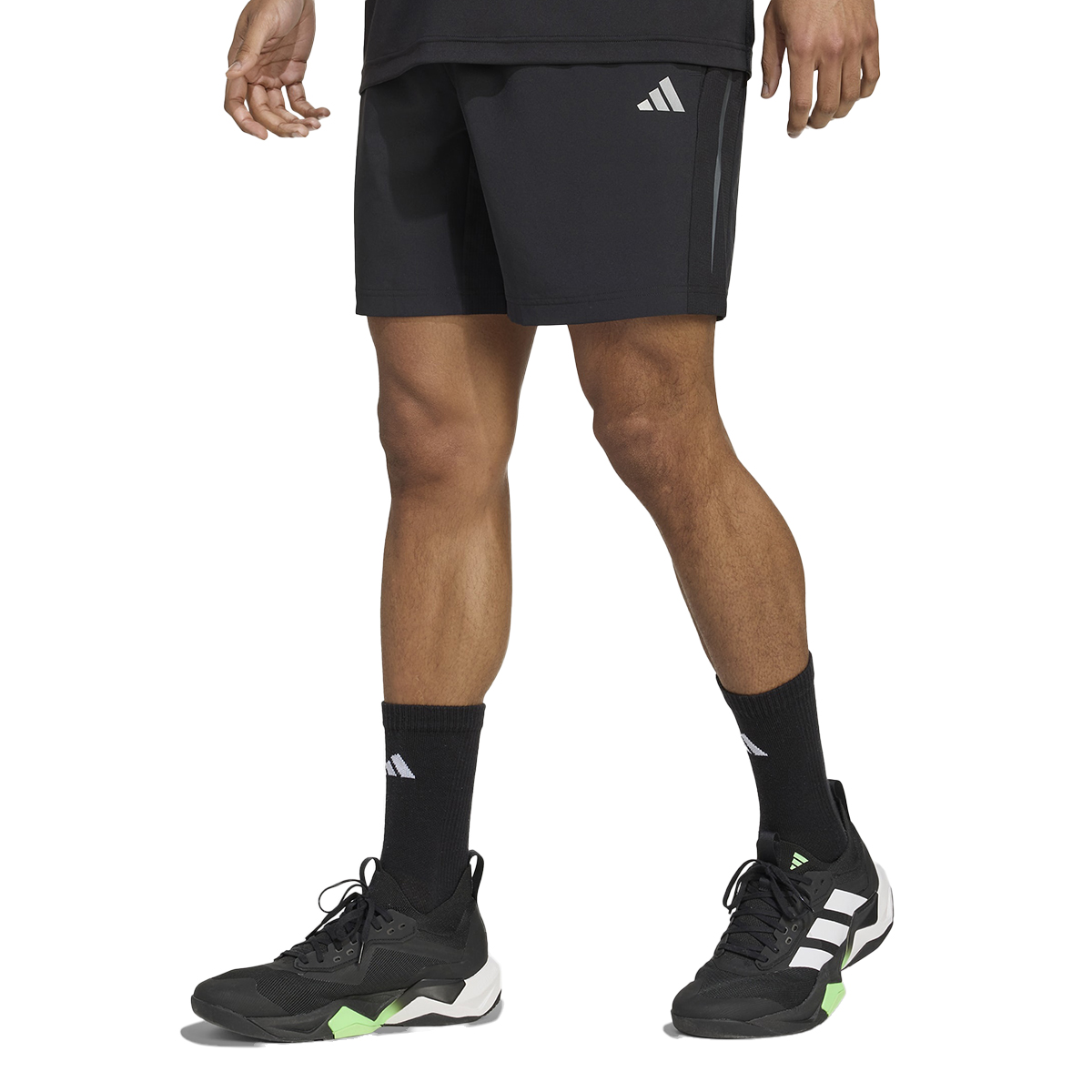 Tech Apparel Gfx Erkek Siyah Antrenman Şort JZ8496