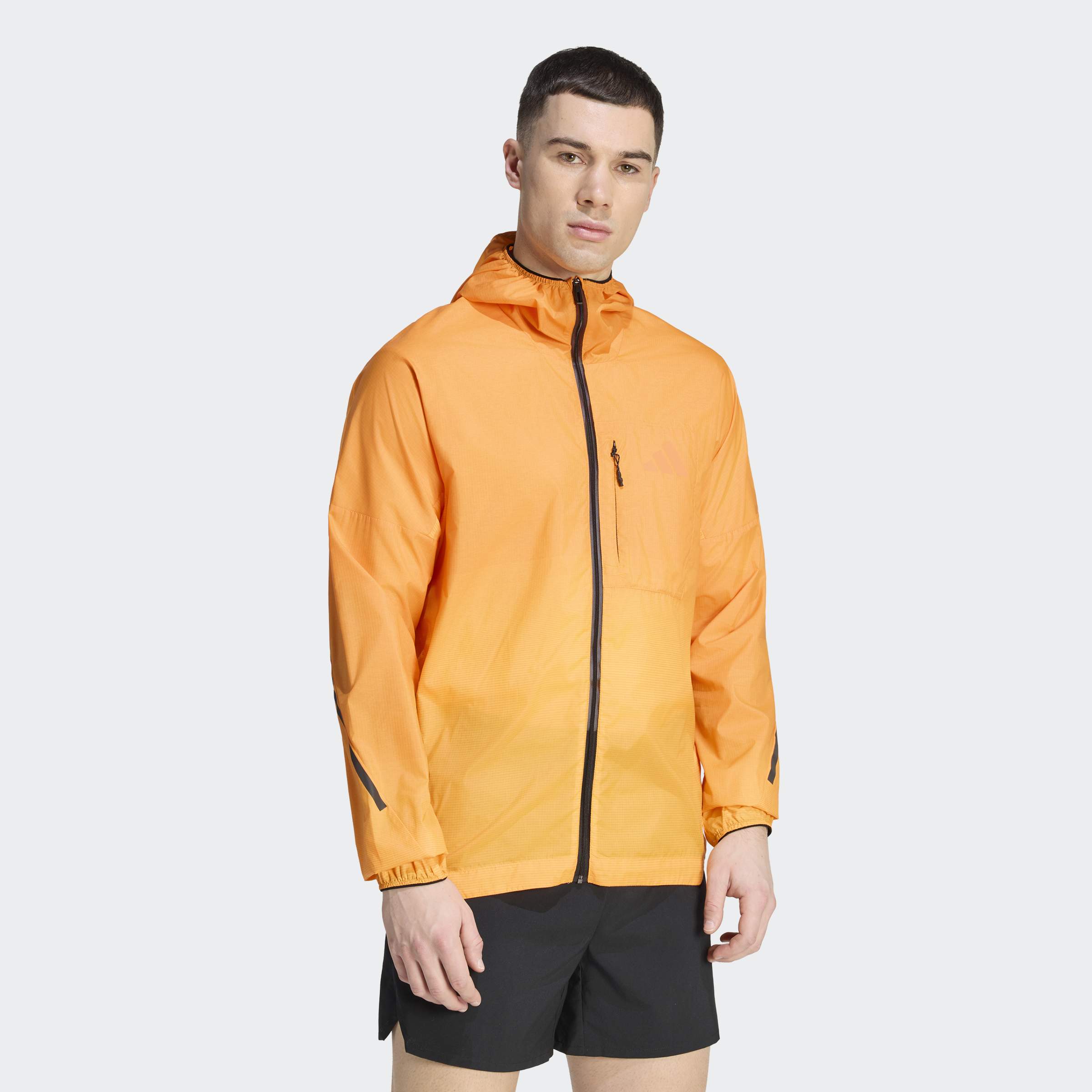adidas Terrex Xperior Clima365 Light Windweave Erkek Turuncu Koşu Ceketi