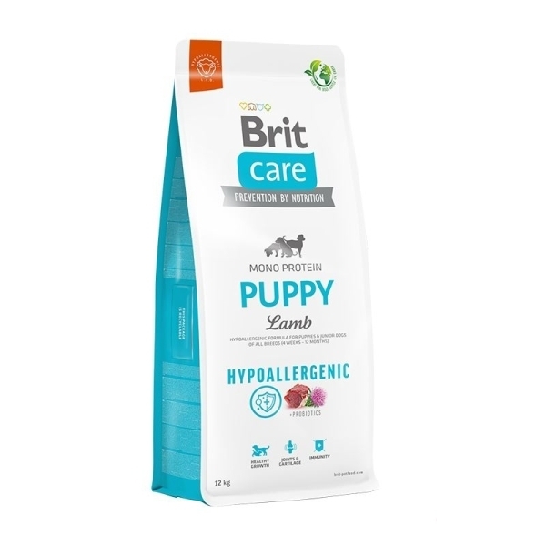 Brit Care Puppy Mono Protein Hipoalerjenik Kuzulu Tüm Irklar için Yavru Köpek Maması 12kg