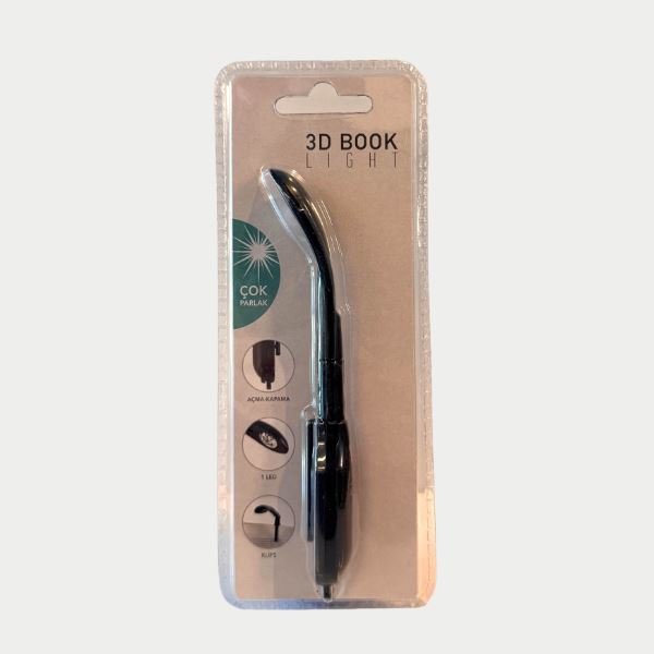 Pape Led Book Light BK2990, Pastel Siyah