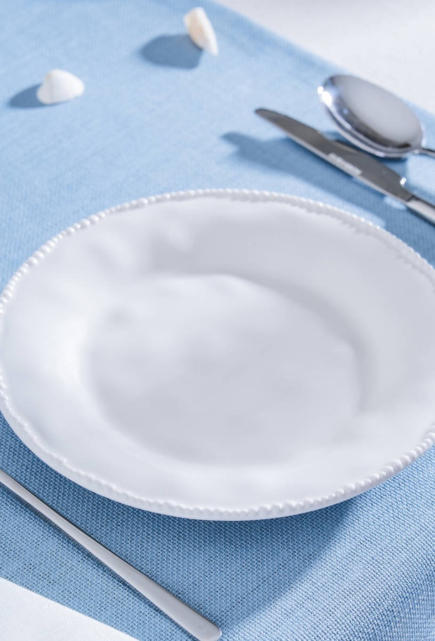 Acar Milano Pasta Tabağı - Kırık Beyaz - 22 cm