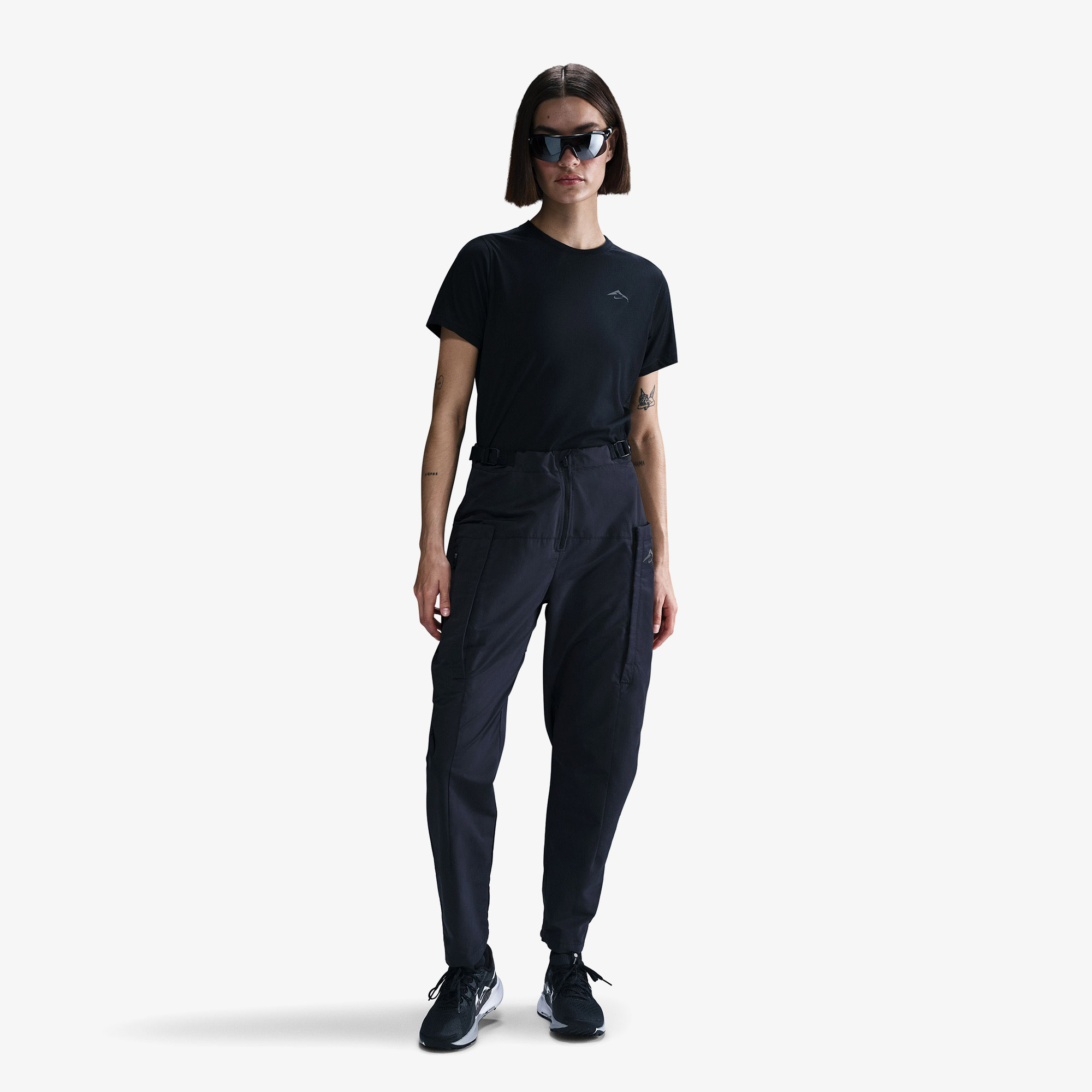 Nike Trail Kadın Siyah Koşu T-Shirt