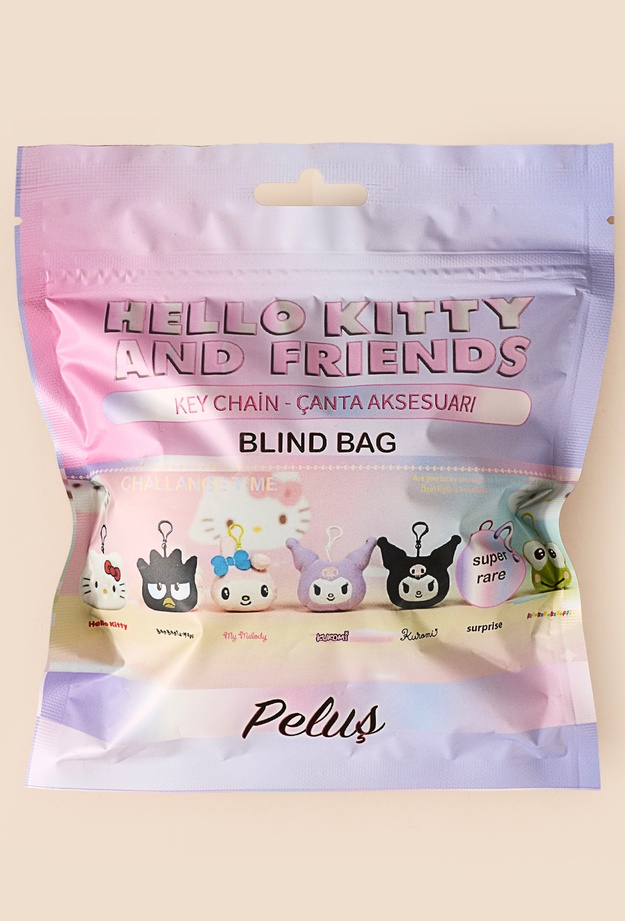 Rozina Sanrio Lisanslı Charm Blind Çanta - Renkli