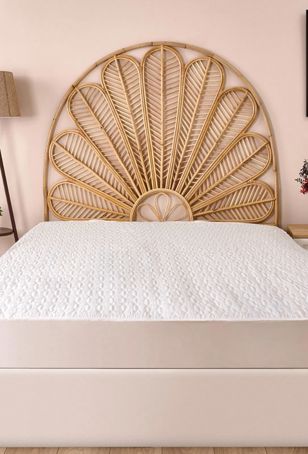 Evidea Soft Kapitoneli Sıvı Geçirmez Fitted Tek Kişilik Alez - Beyaz - 100x200 cm