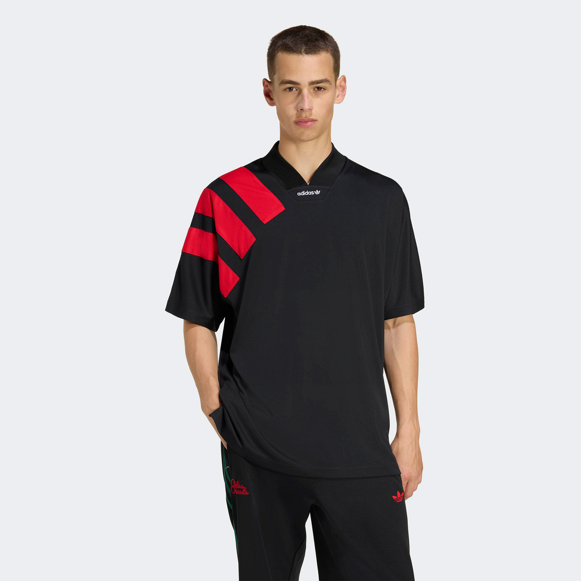 adidas Adicolor Blocked Erkek Siyah T-Shirt