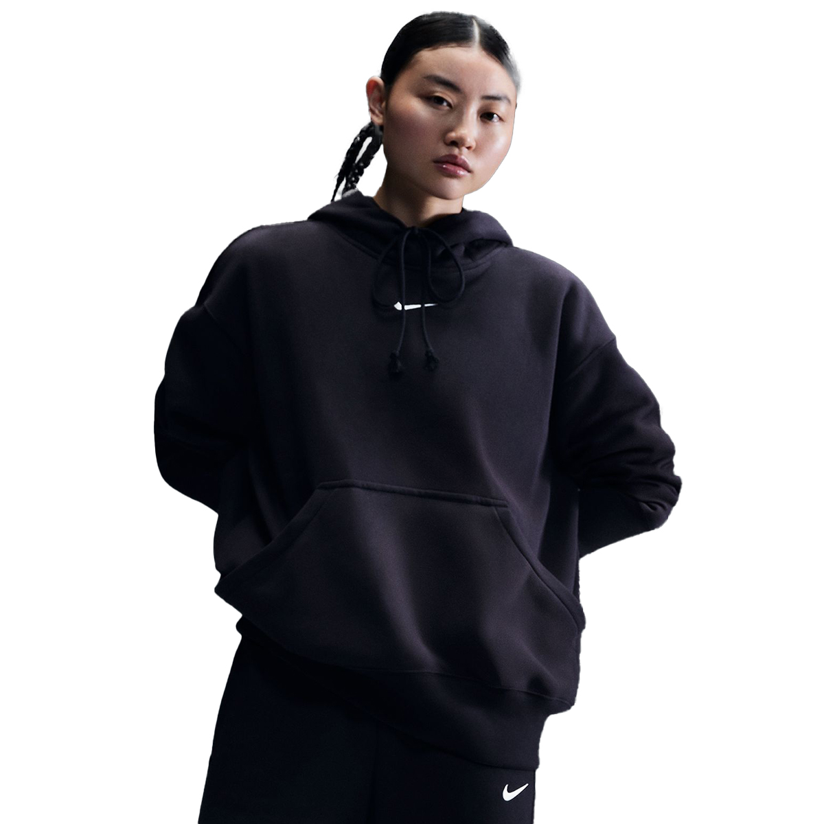 Phoenix Kadın Siyah Günlük Stil Sweatshirt DQ5860-010