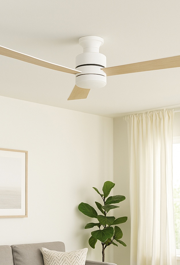 Osram Ceiling Blade Fan 3 Kanatlı Kumandalı Tavan Vantilatörü - Beyaz / Bej