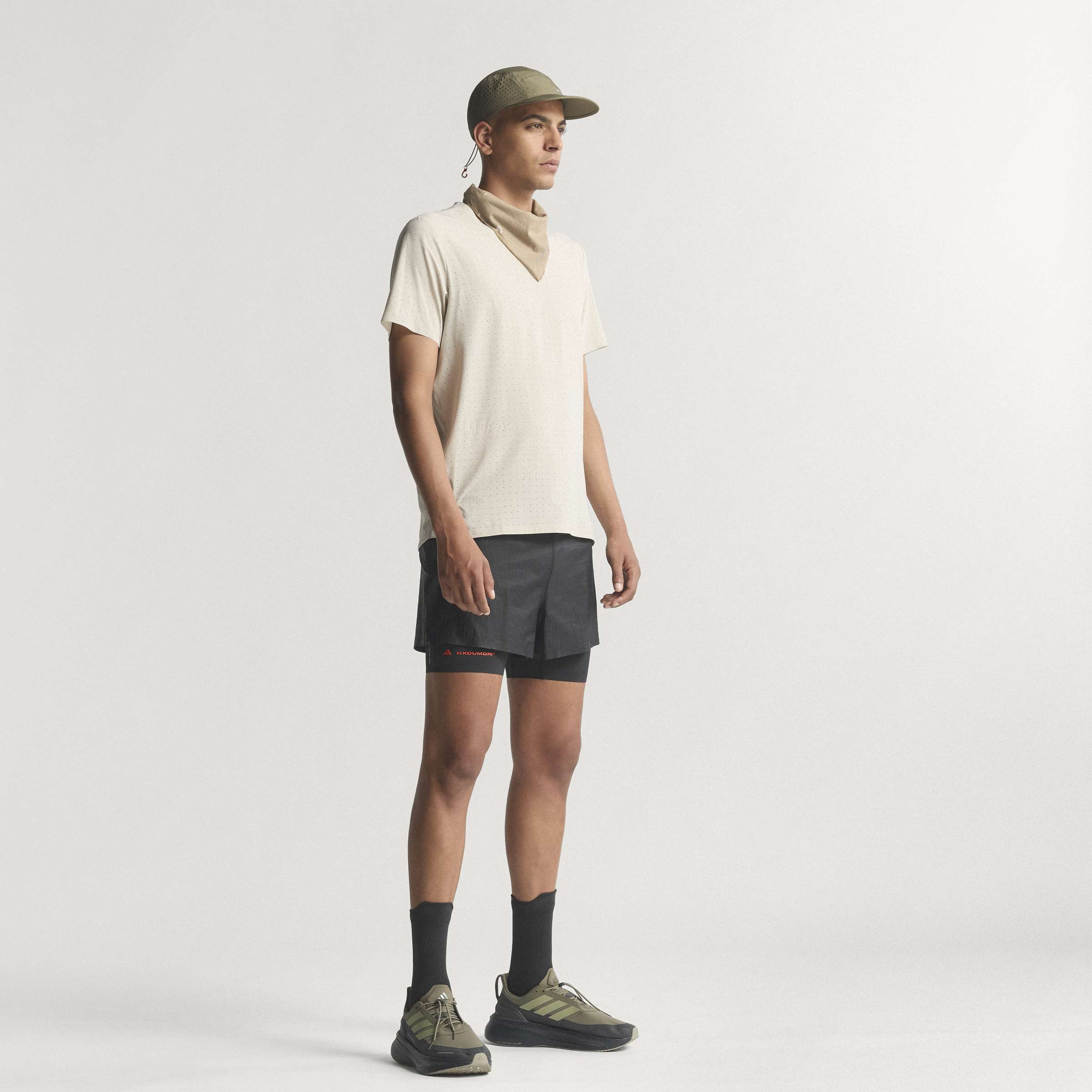 adidas Adi365 H.Koumori Erkek Bej Koşu T-Shirt