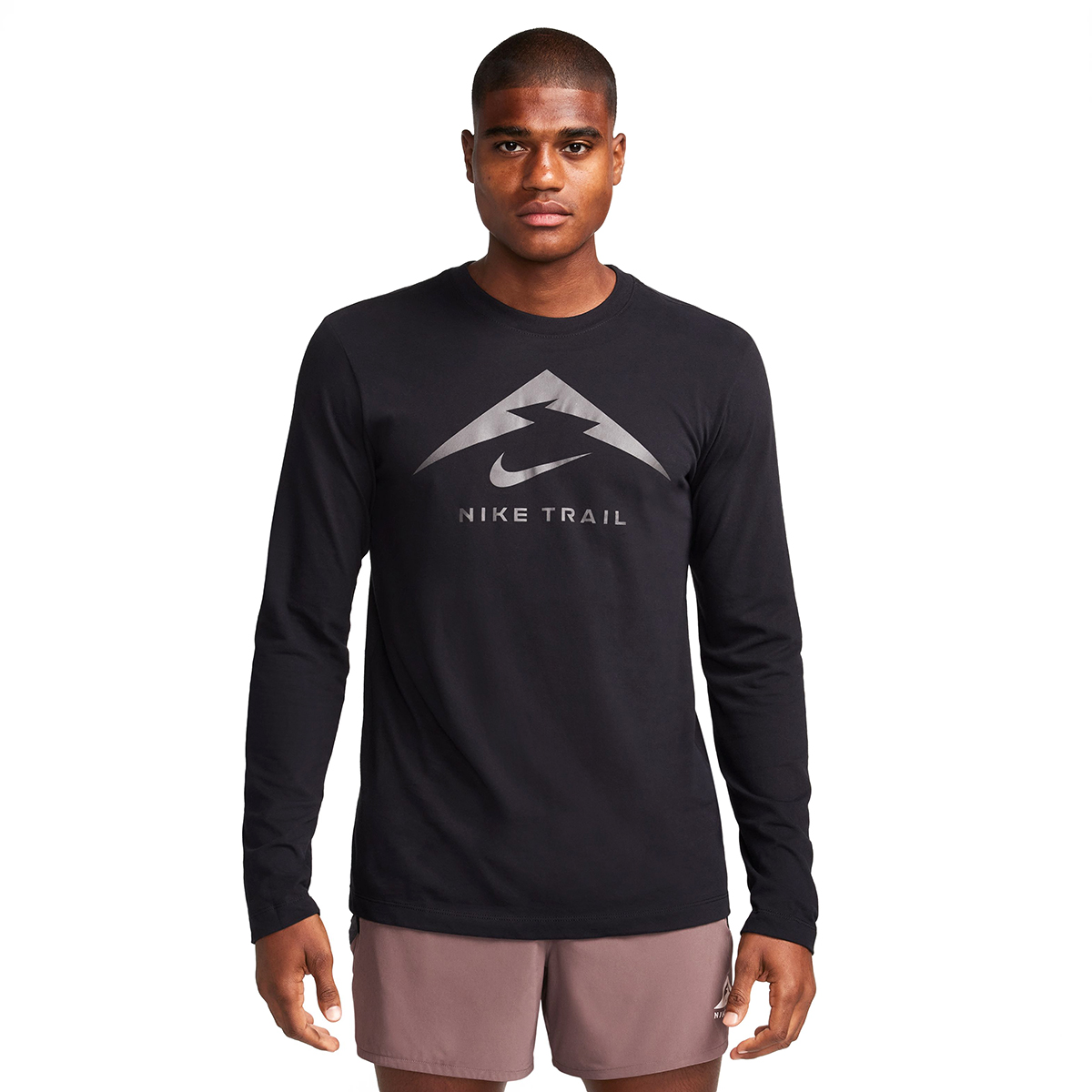 Trail Dri-Fit Erkek Siyah Koşu T-Shirt FN0827-010