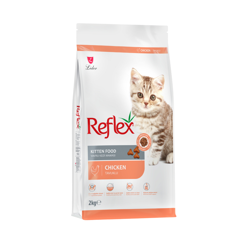 Reflex Tavuklu ve Pirinçli Yavru Kedi Maması 2kg