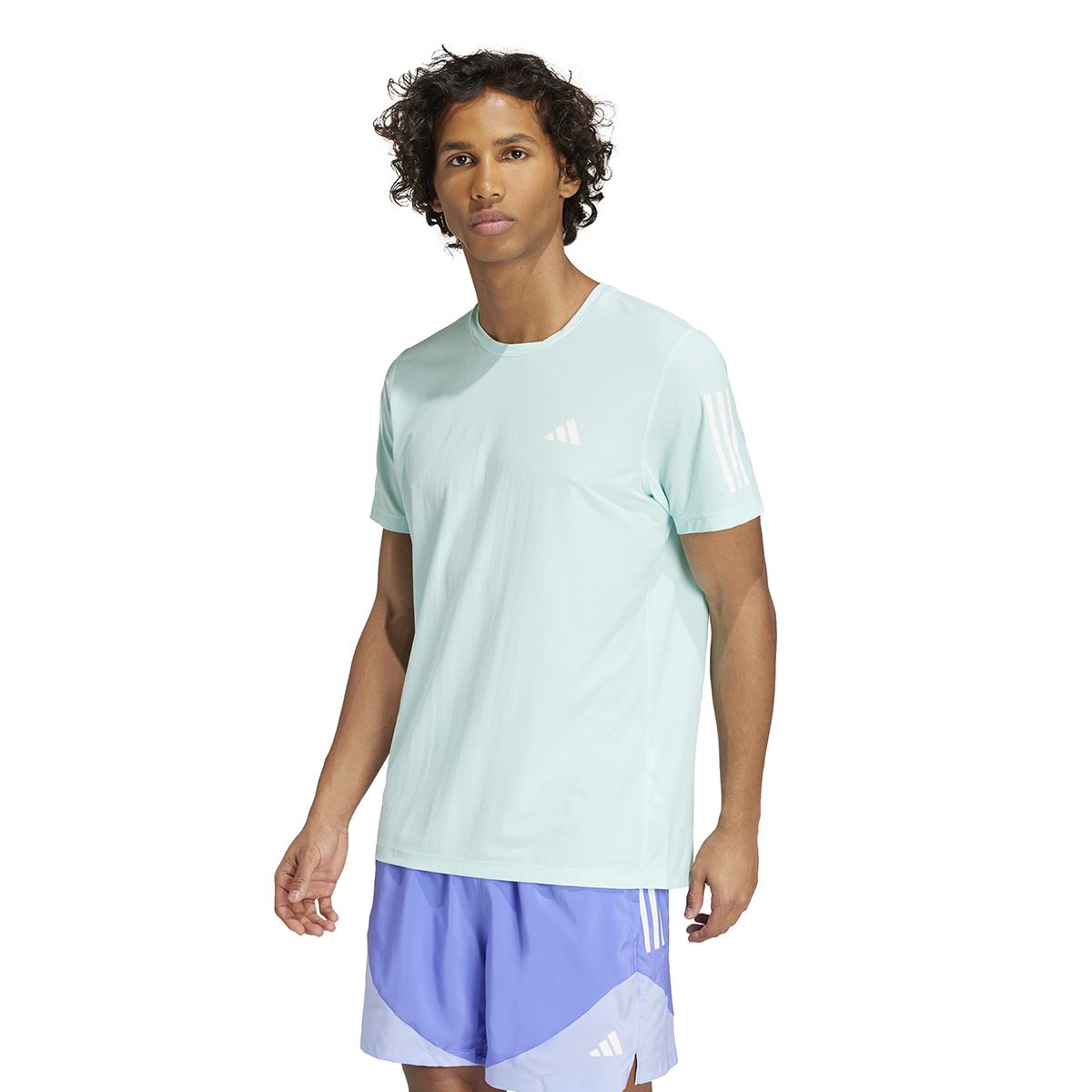 Own the Run Erkek Mavi Koşu T-Shirt IV5410