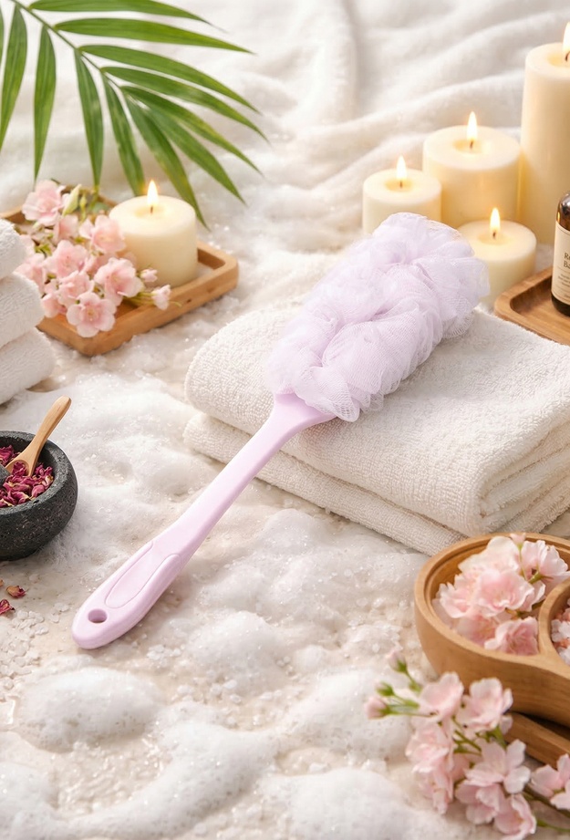 Balmy Saplı Banyo Lifi - Asorti