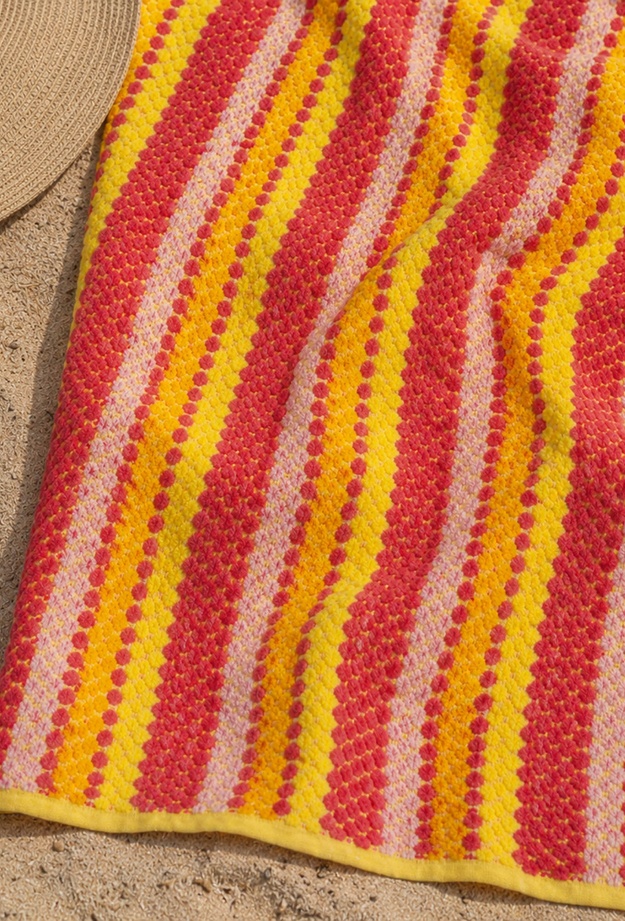Evidea Soft Tivi Plaj Havlusu - Renkli - 70x140 cm