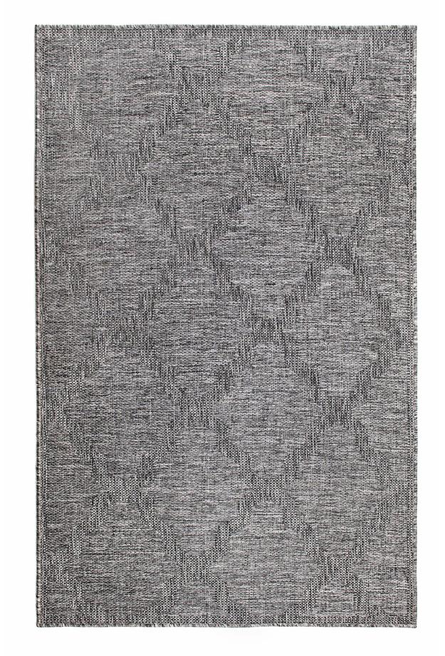 Giz Home 5663 Hj7-E Scandic Halı - Gri - 80x140 cm