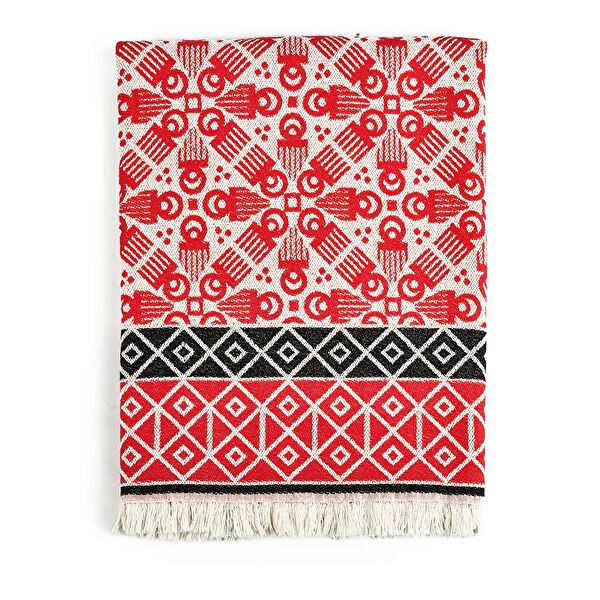 3rd Culture Red Duafe Örtü, Koltuk Şalı
