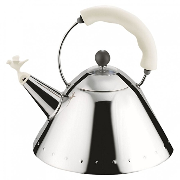 Alessi 9093 Su Isıtıcı Düdüğü Beyaz UK