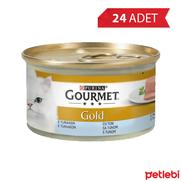 Gourmet Gold Kıyılmış Ton Balıklı Kedi Konservesi 85gr (24 Adet)