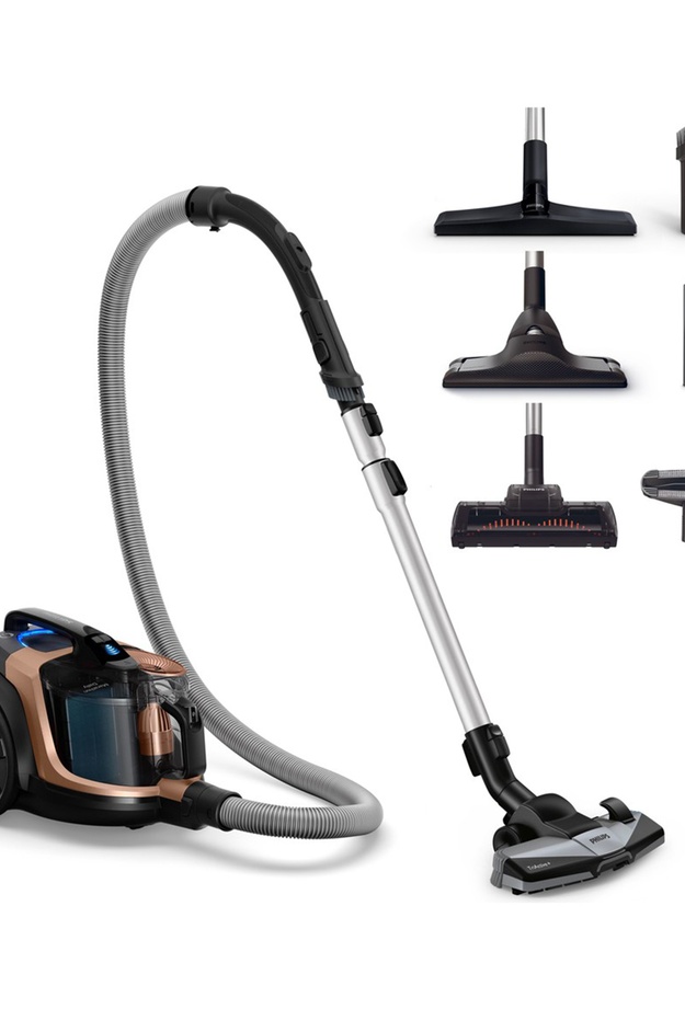 Philips XB7151/07 Marathon Torbasız Elektrikli Süpürge - Siyah / Kahverengi -750 Watt